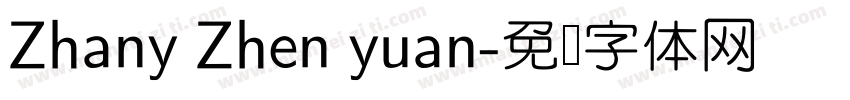 Zhany Zhen yuan字体转换